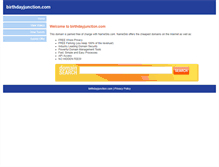 Tablet Screenshot of birthdayjunction.com